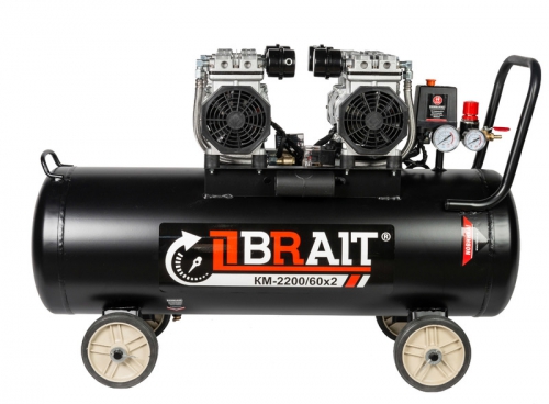 Поршневой компрессор Brait КМ-2200/100х2