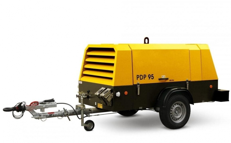 Дизельный компрессор Dalgakiran PDP 95 (фикс без тормоза)